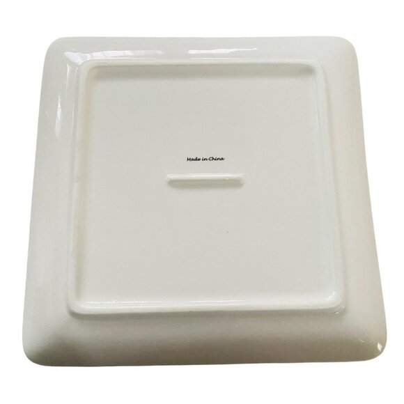 NEW Happy Easter Ceramic Easter Bunny Serving Dish Plate - Picture 2 of 4